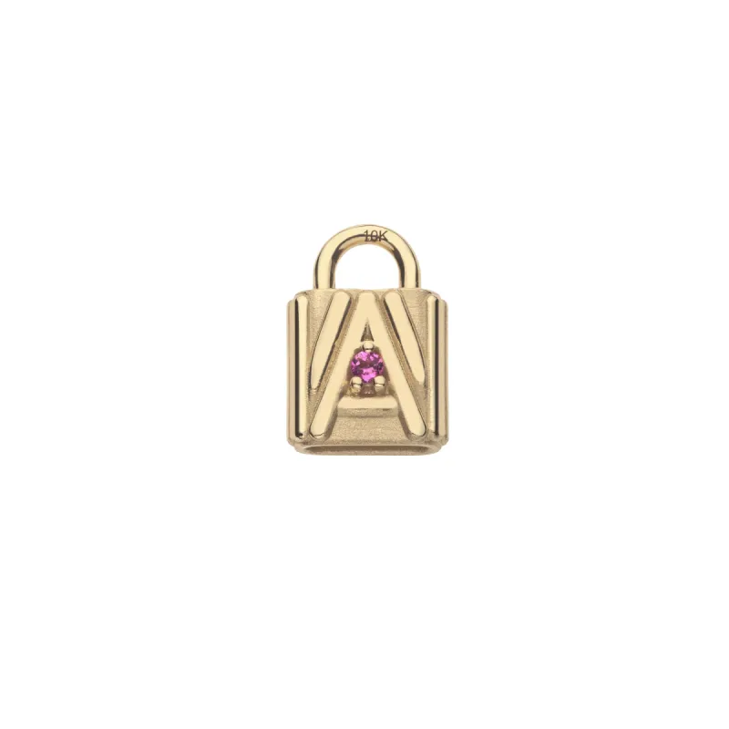 LOVE Locked Letters in 10k sold by Jane Win