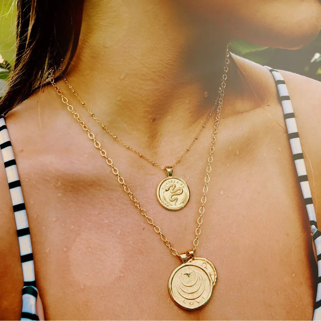 PROTECT JW Small Pendant Coin sold by Jane Win product image thumbnail 4