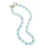Aquamarine Beaded Necklace sold by Jane Win