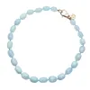 Aquamarine Beaded Necklace sold by Jane Win