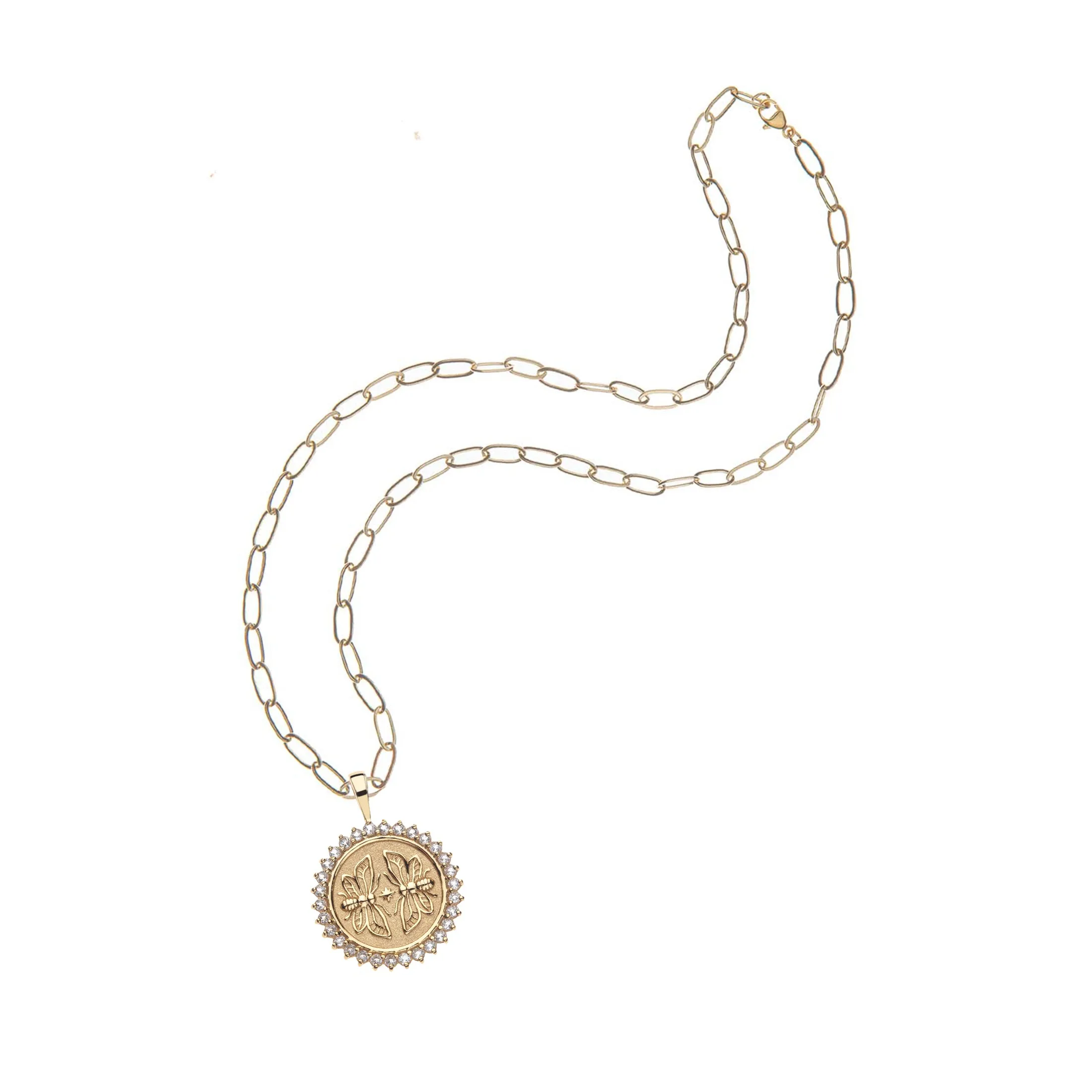 SISTERS Forever Petite Embellished Coin Pendant sold by Jane Win product image thumbnail 5