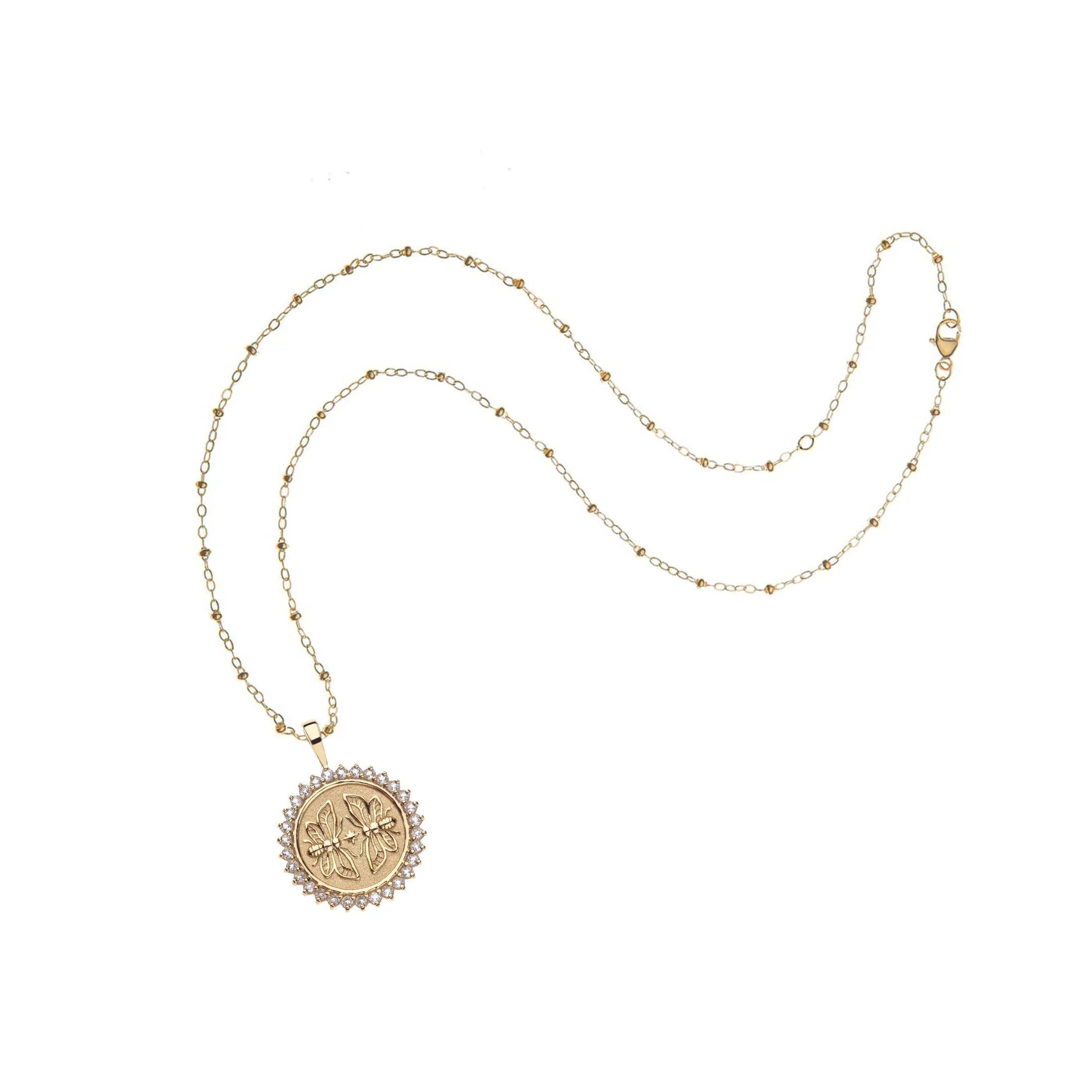 SISTERS Forever Petite Embellished Coin Pendant sold by Jane Win product image thumbnail 4