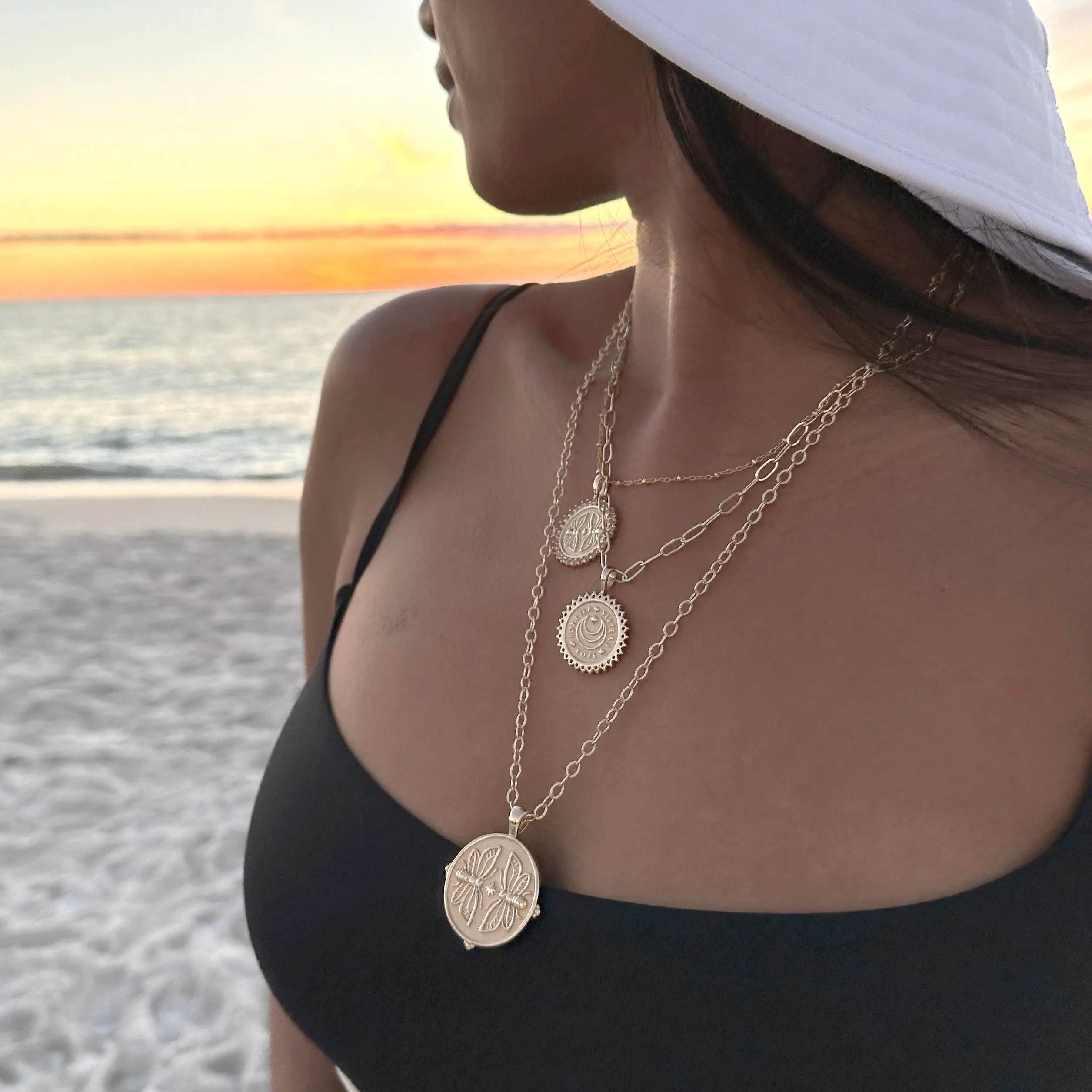 SISTERS Forever Petite Embellished Coin Pendant sold by Jane Win product image thumbnail 3