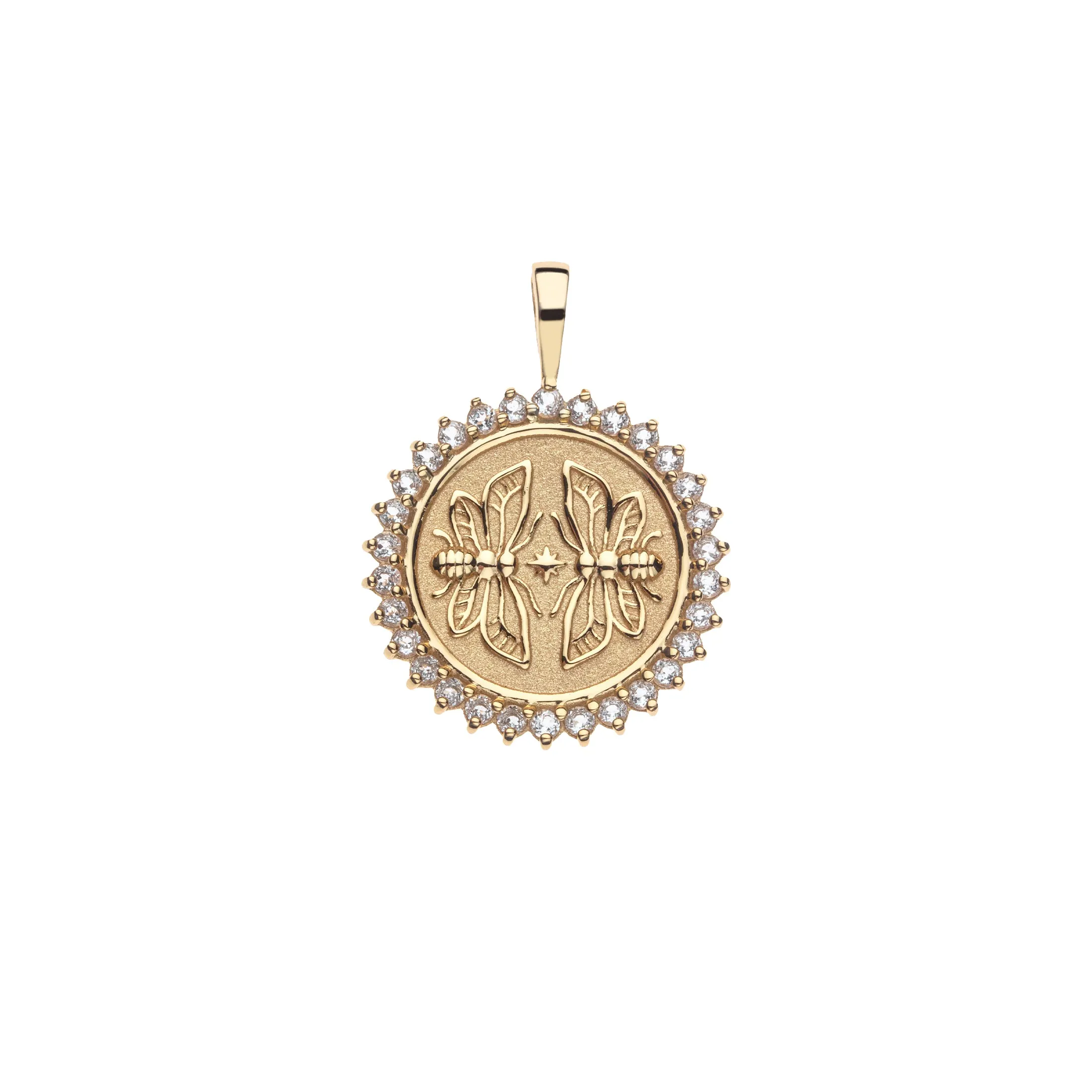 SISTERS Forever Petite Embellished Coin Pendant sold by Jane Win