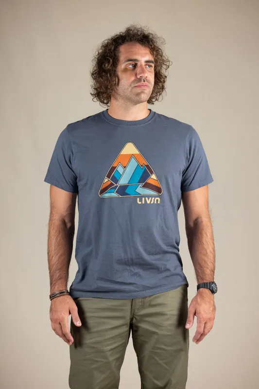 Cotton of the Carolinas Glass Mountain Tee sold by LIVSN