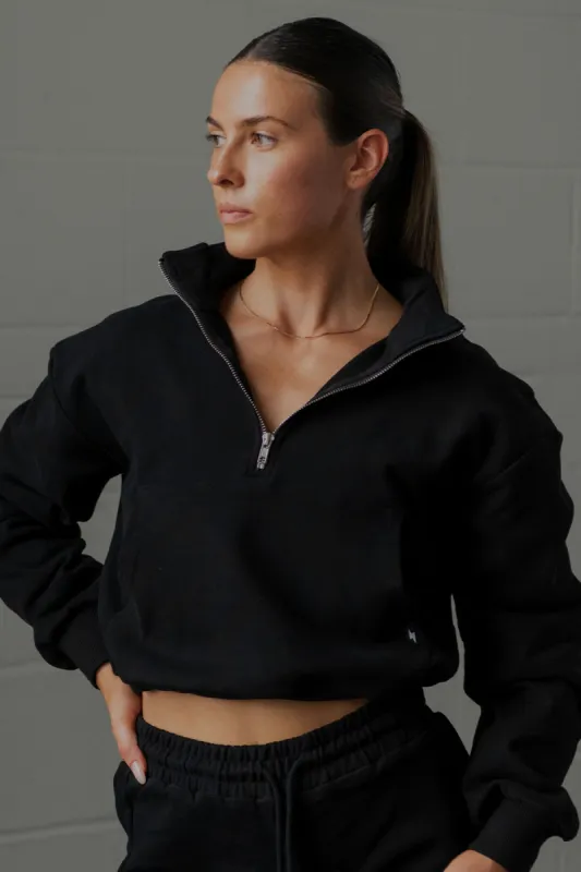 HALF ZIP - ONYX sold by Azur Fit