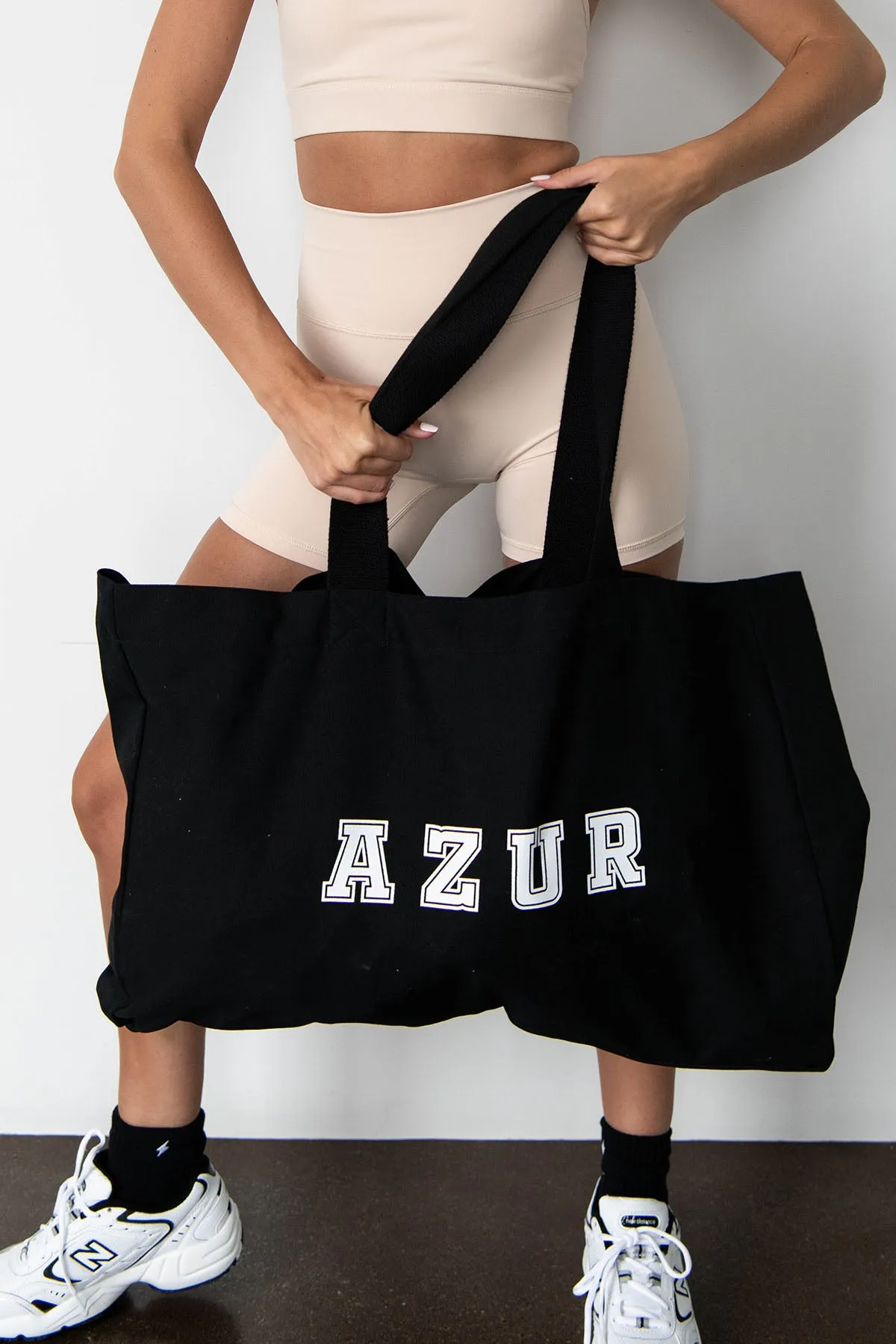 OVERSIZED TOTE - BLACK sold by Azur Fit