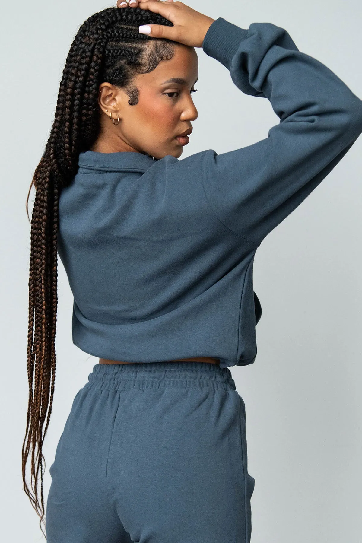 HALF ZIP - STONE sold by Azur Fit product image thumbnail 2