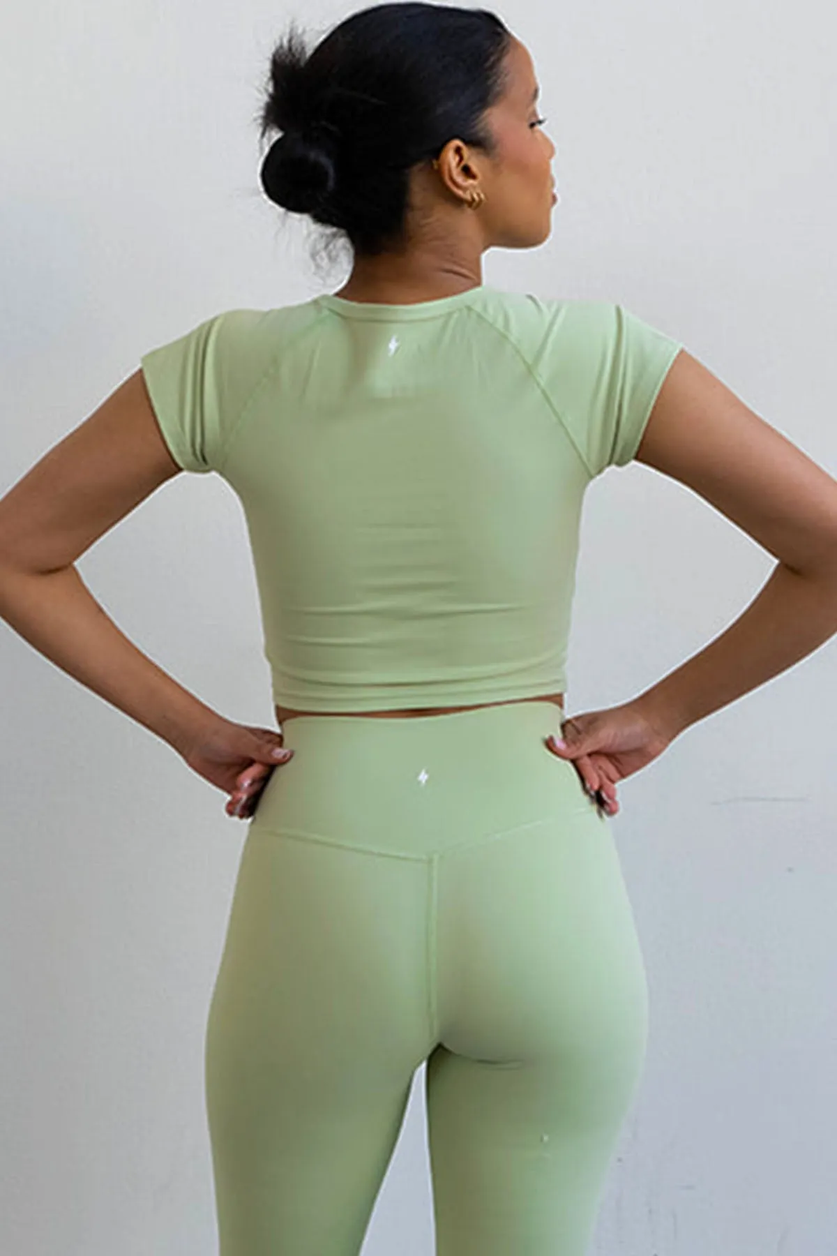 CLASSIC FIT CROPPED TEE - SATURN sold by Azur Fit product image thumbnail 2