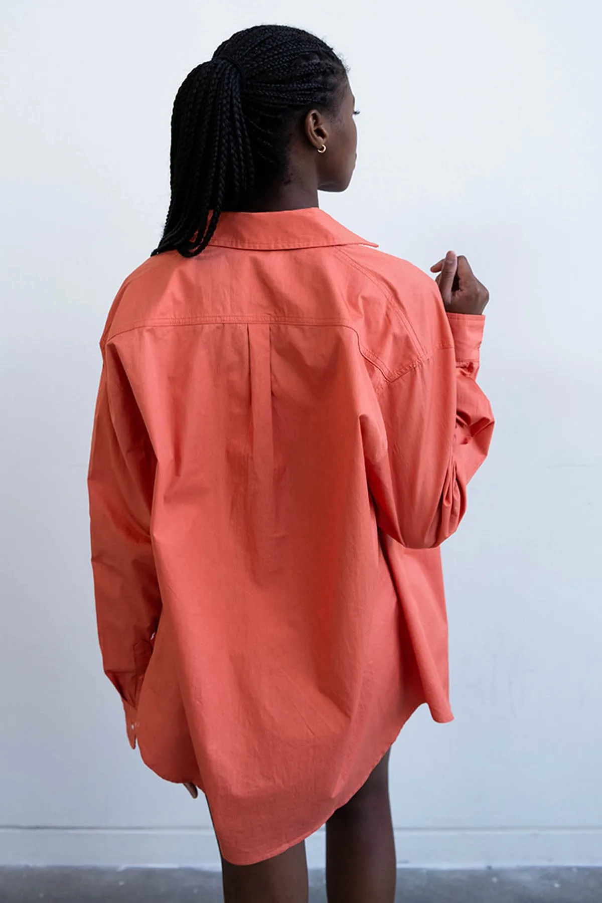 COTTON BUTTON DOWN - CLAY sold by Azur Fit product image thumbnail 2