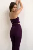 CLASSIC FIT LEGGINGS - GRAPE sold by Azur Fit