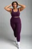 CLASSIC FIT LEGGINGS - GRAPE sold by Azur Fit