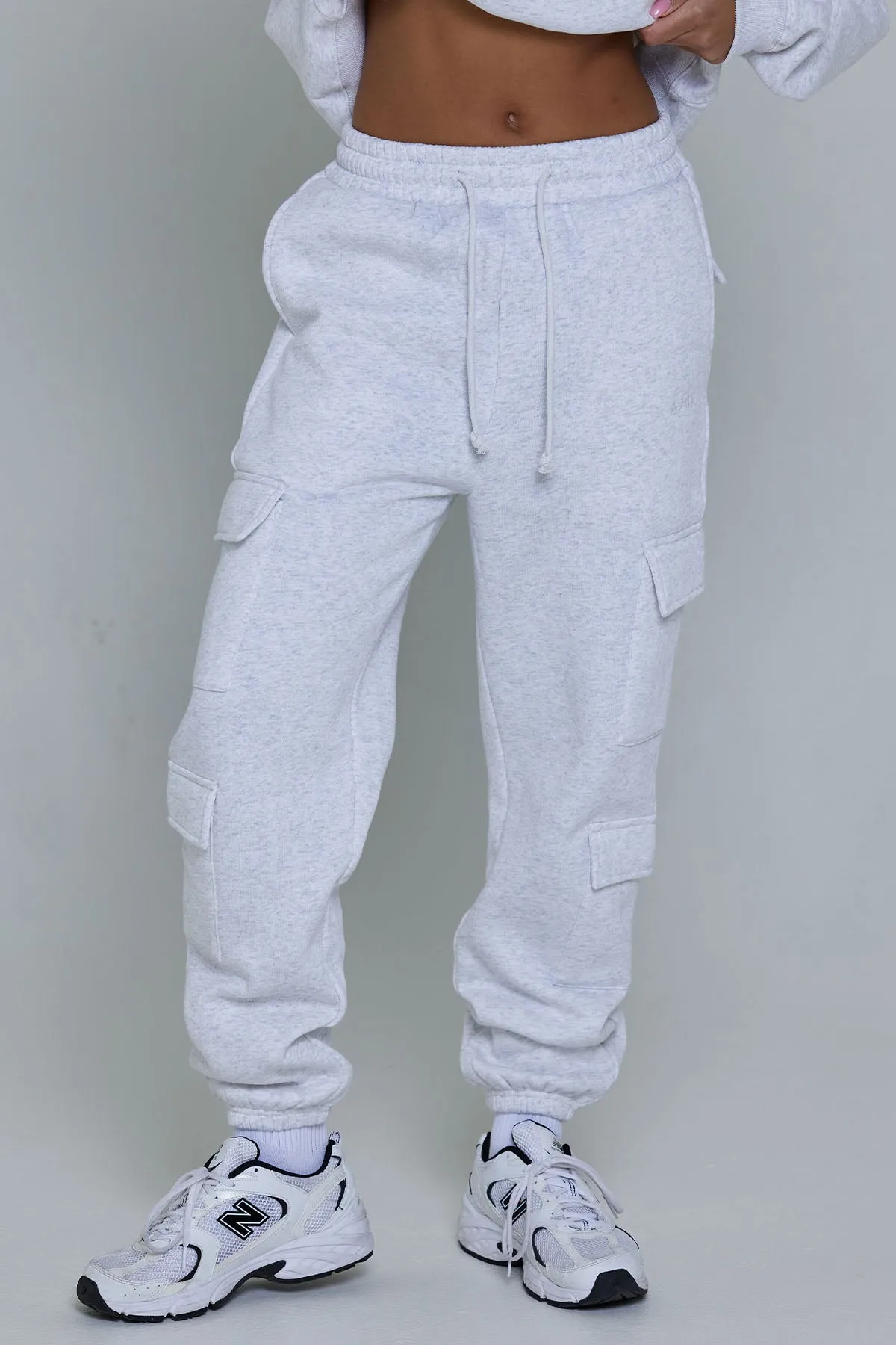 CLOUD CARGO SWEATPANTS - HEATHERED GREY sold by Azur Fit product image thumbnail 2