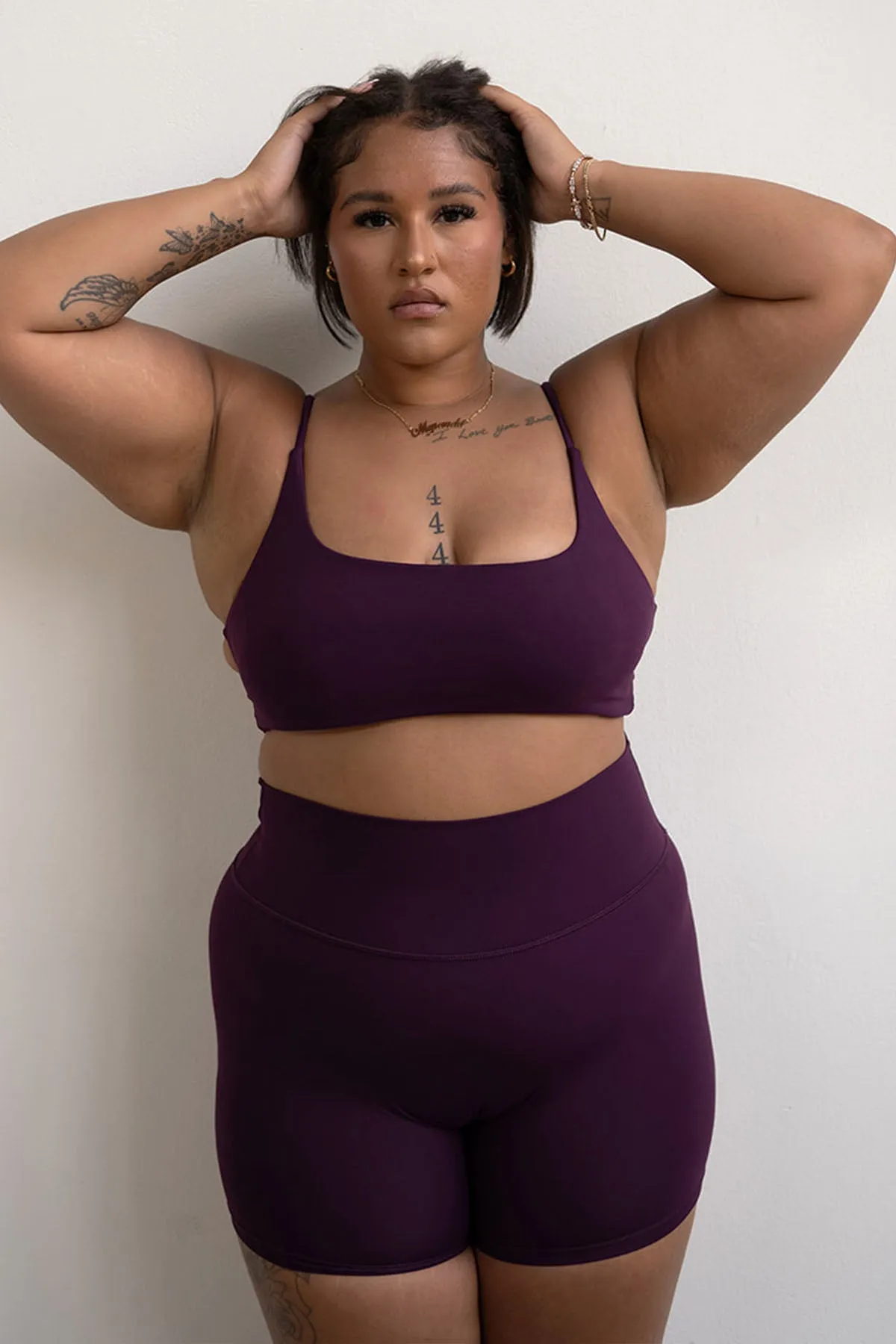 CLASSIC FIT BAREBACK BRA - GRAPE sold by Azur Fit product image thumbnail 4