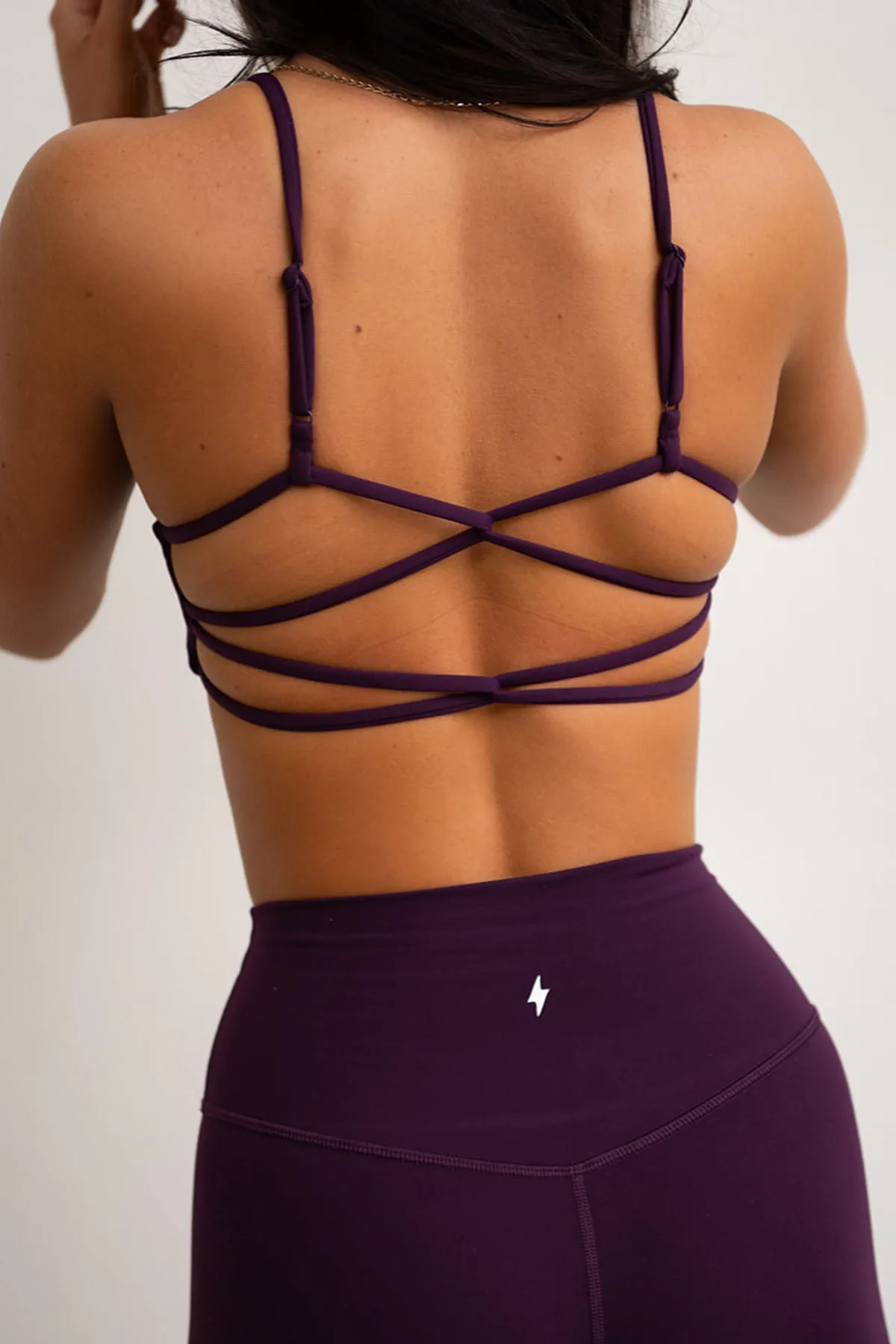 CLASSIC FIT BAREBACK BRA - GRAPE sold by Azur Fit product image thumbnail 2