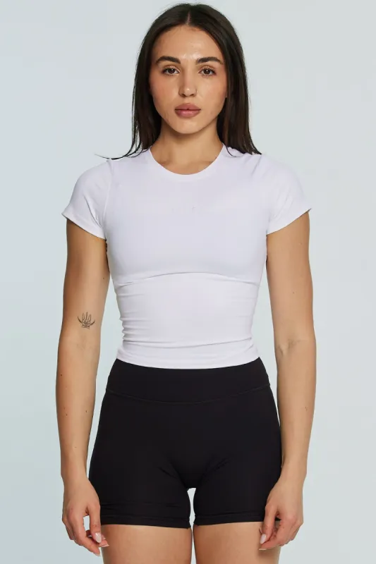 CLASSIC FIT TEE - WHITE sold by Azur Fit