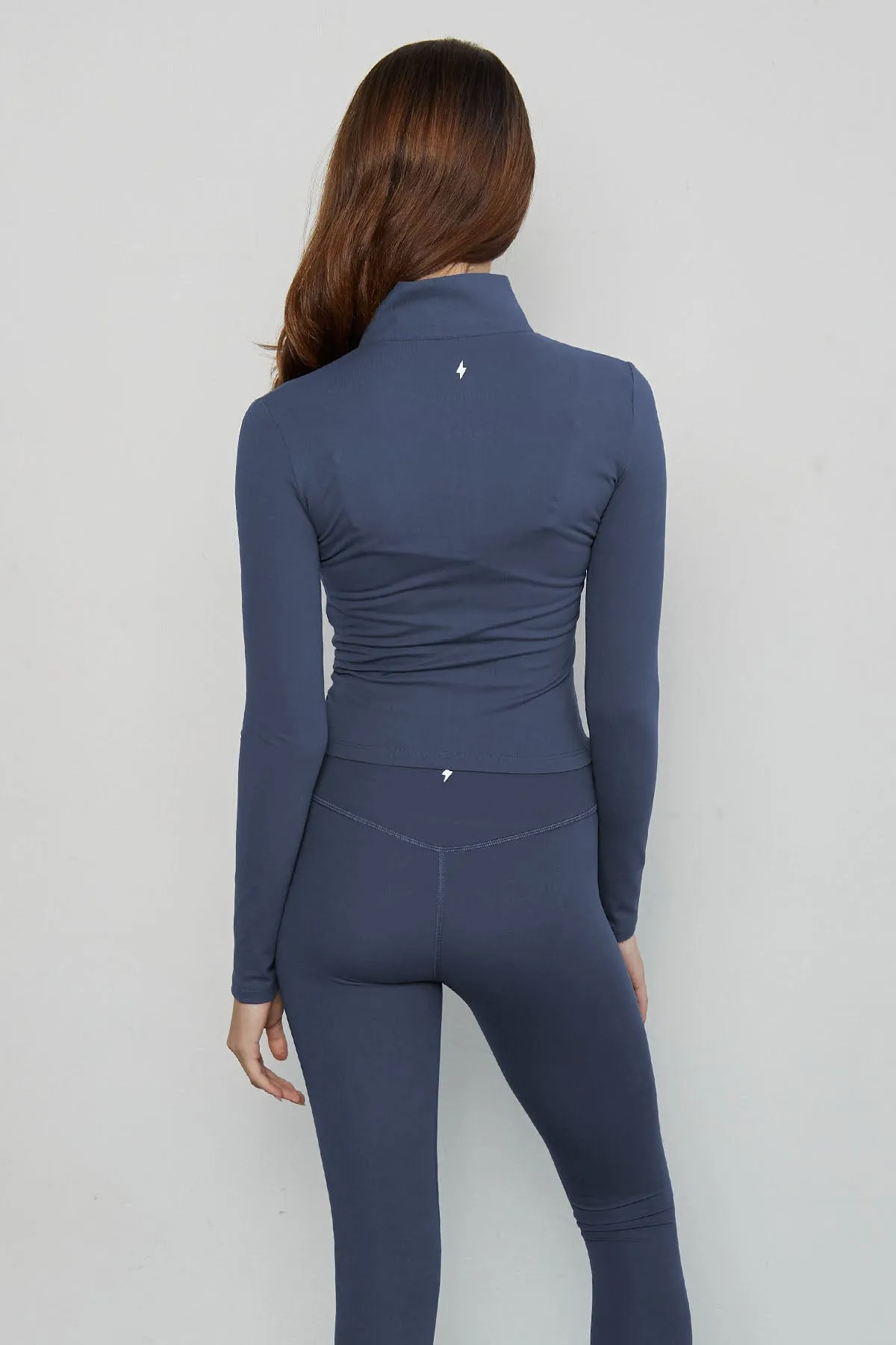 CLASSIC FIT ZIP UP - STONE sold by Azur Fit product image thumbnail 2