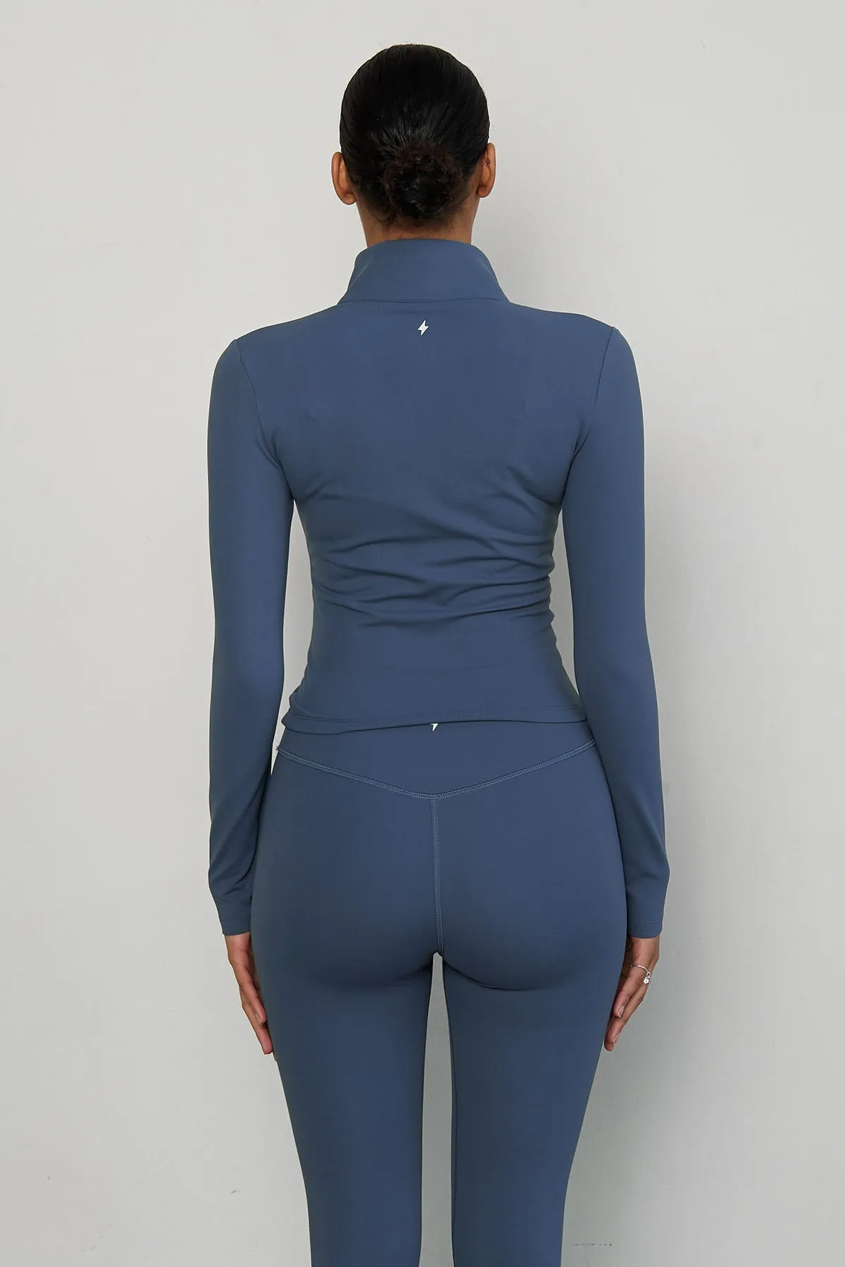 CLASSIC FIT ZIP UP - STONE sold by Azur Fit product image thumbnail 4