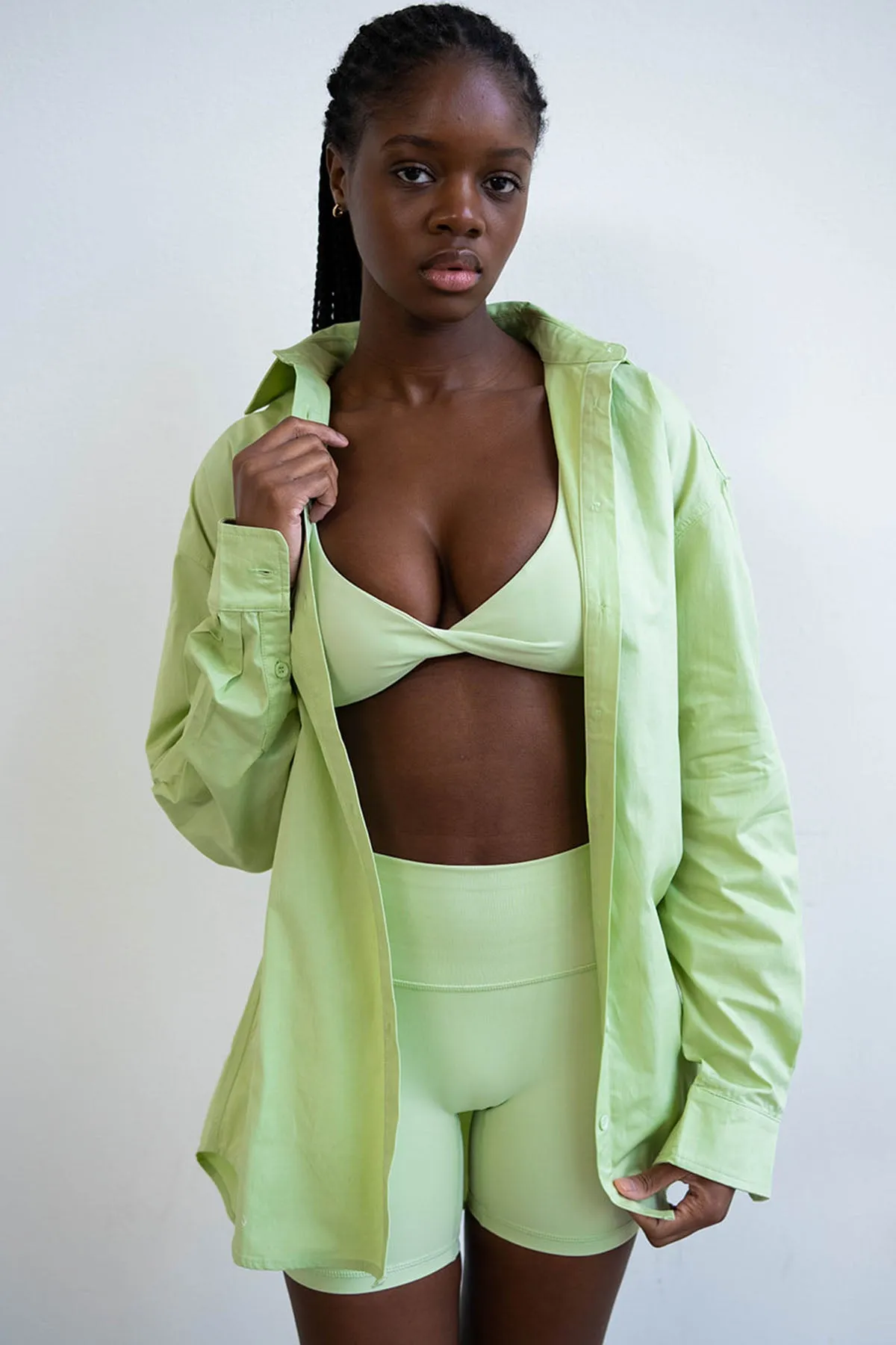 COTTON BUTTON DOWN - SATURN sold by Azur Fit