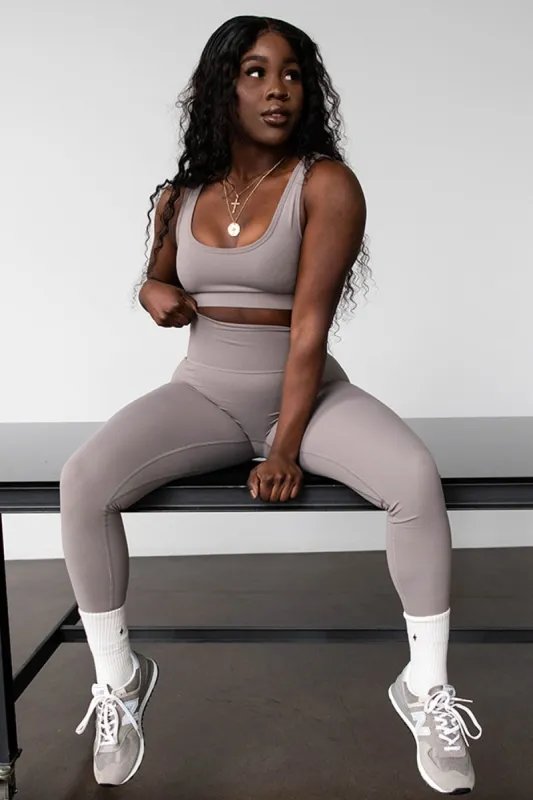CLASSIC FIT LEGGINGS - GRANITE sold by Azur Fit