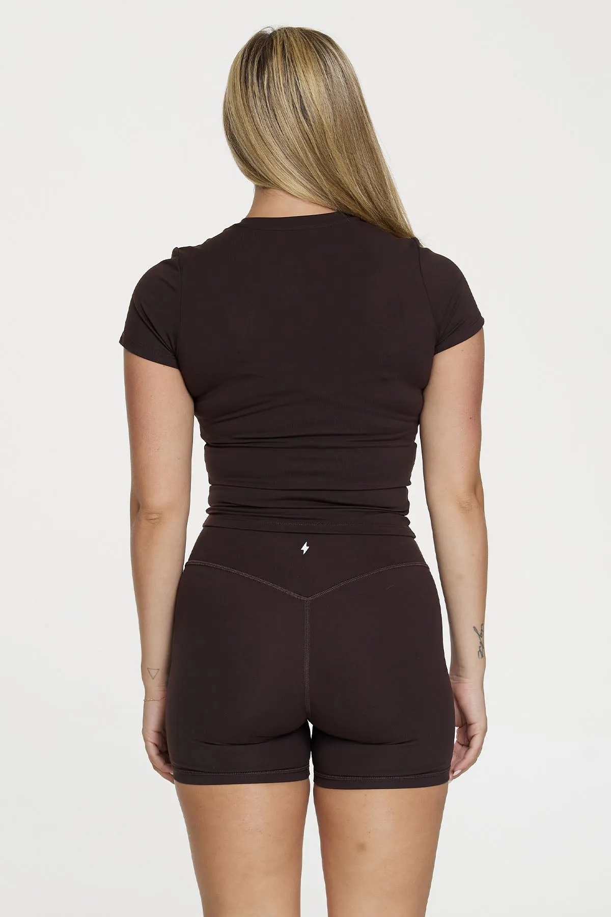 CLASSIC FIT TEE - BLACK COFFEE sold by Azur Fit product image thumbnail 3