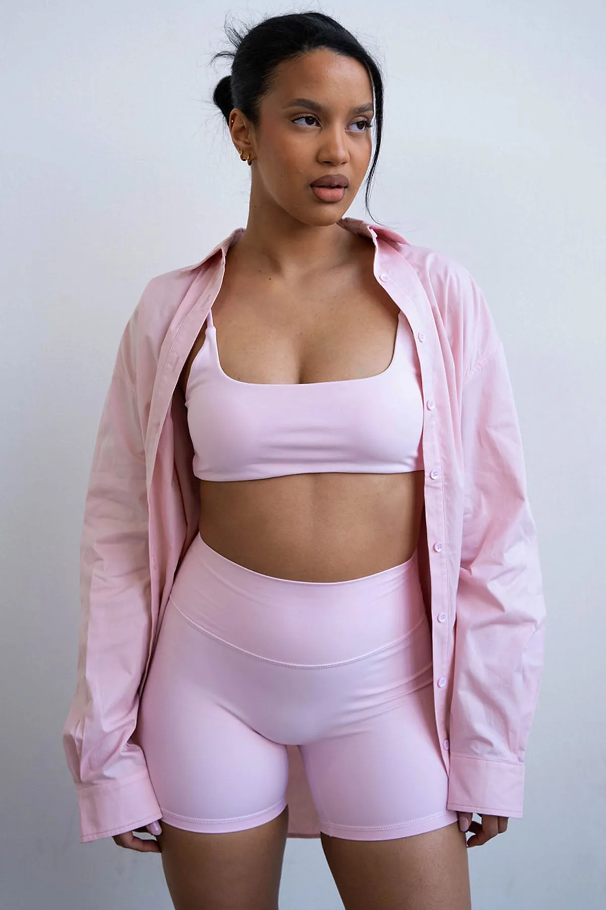 COTTON BUTTON DOWN - QUARTZ sold by Azur Fit product image thumbnail 3