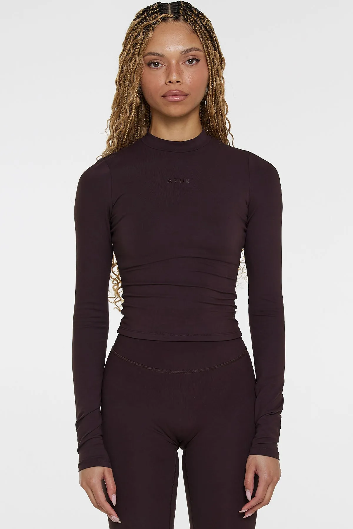 CLASSIC FIT LONG SLEEVE - BLACK COFFEE sold by Azur Fit