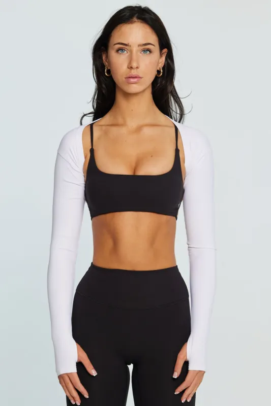 CLASSIC FIT SHRUG - WHITE sold by Azur Fit