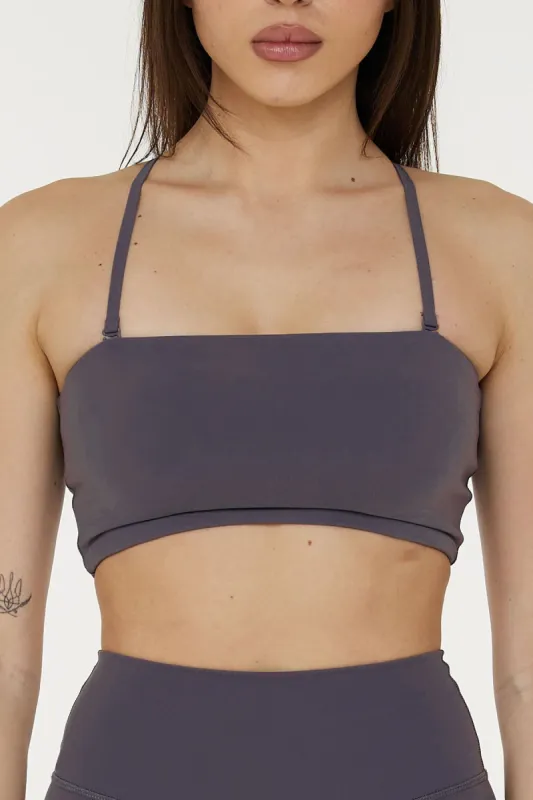 CLASSIC FIT BANDEAU BRA - STORM sold by Azur Fit