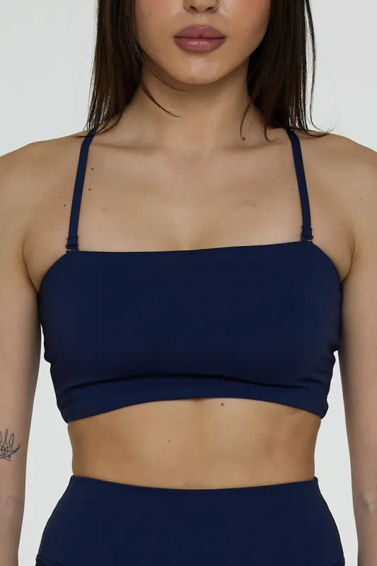 CLASSIC FIT BANDEAU BRA - LAKE sold by Azur Fit