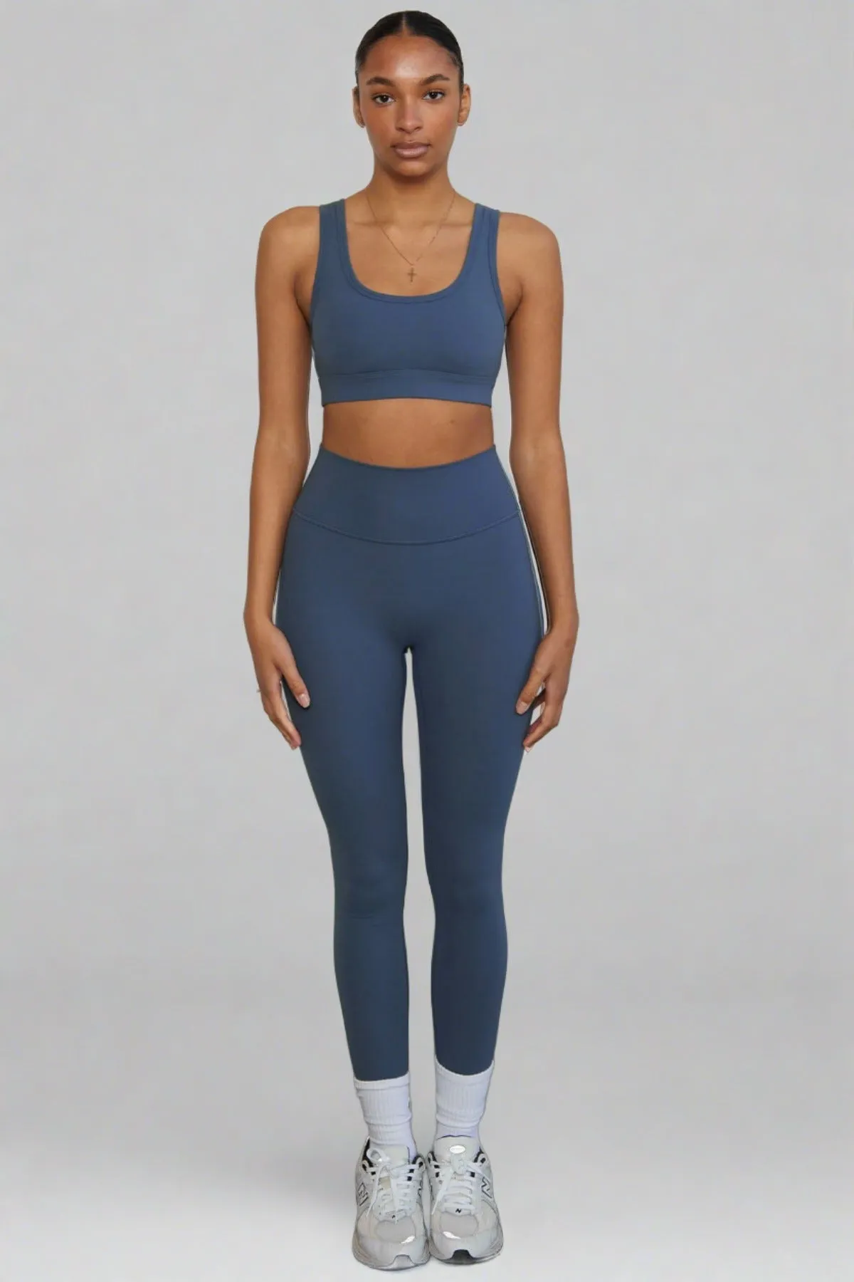 CLASSIC FIT LEGGINGS - STONE sold by Azur Fit
