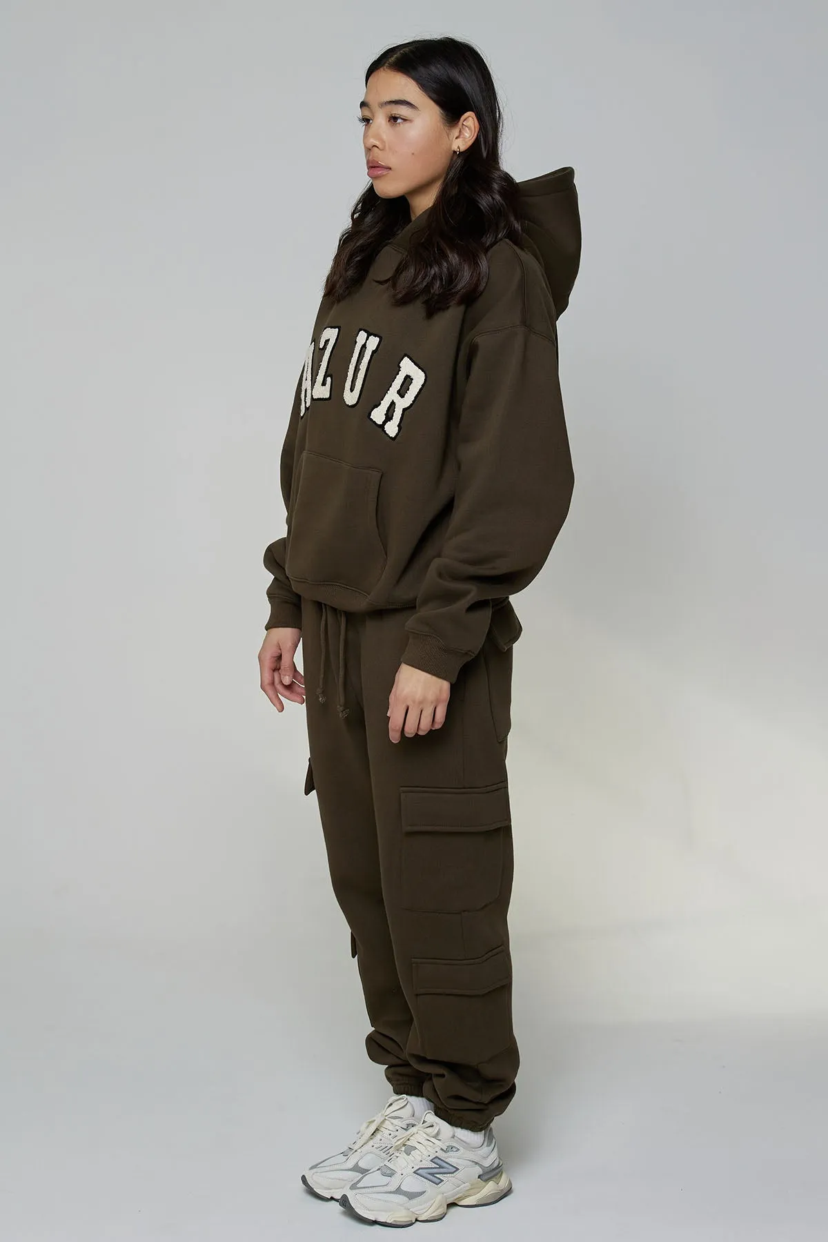 CLOUD CARGO SWEATPANTS - HAZEL BROWN sold by Azur Fit