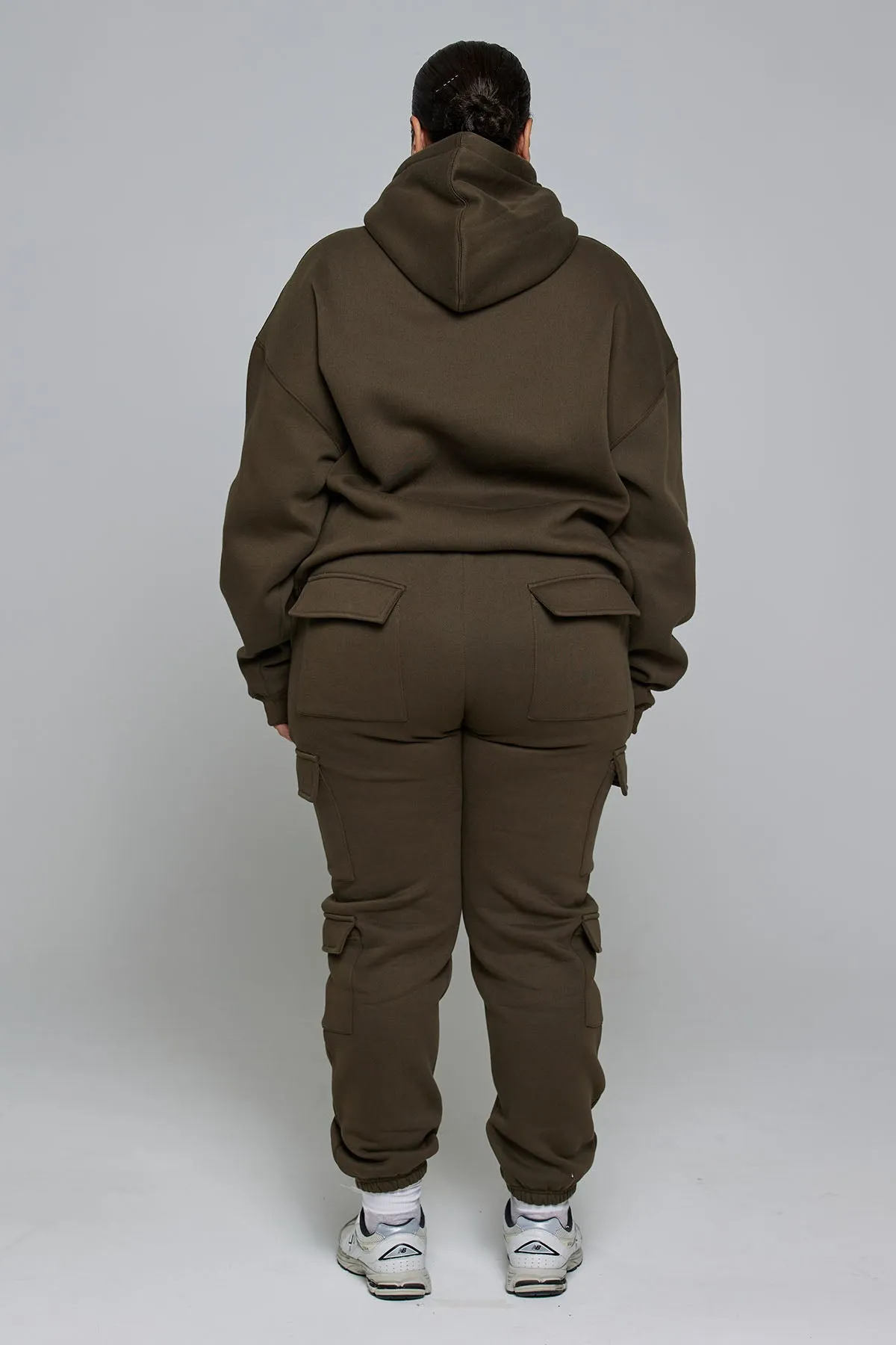 CLOUD CARGO SWEATPANTS - HAZEL BROWN sold by Azur Fit product image thumbnail 4