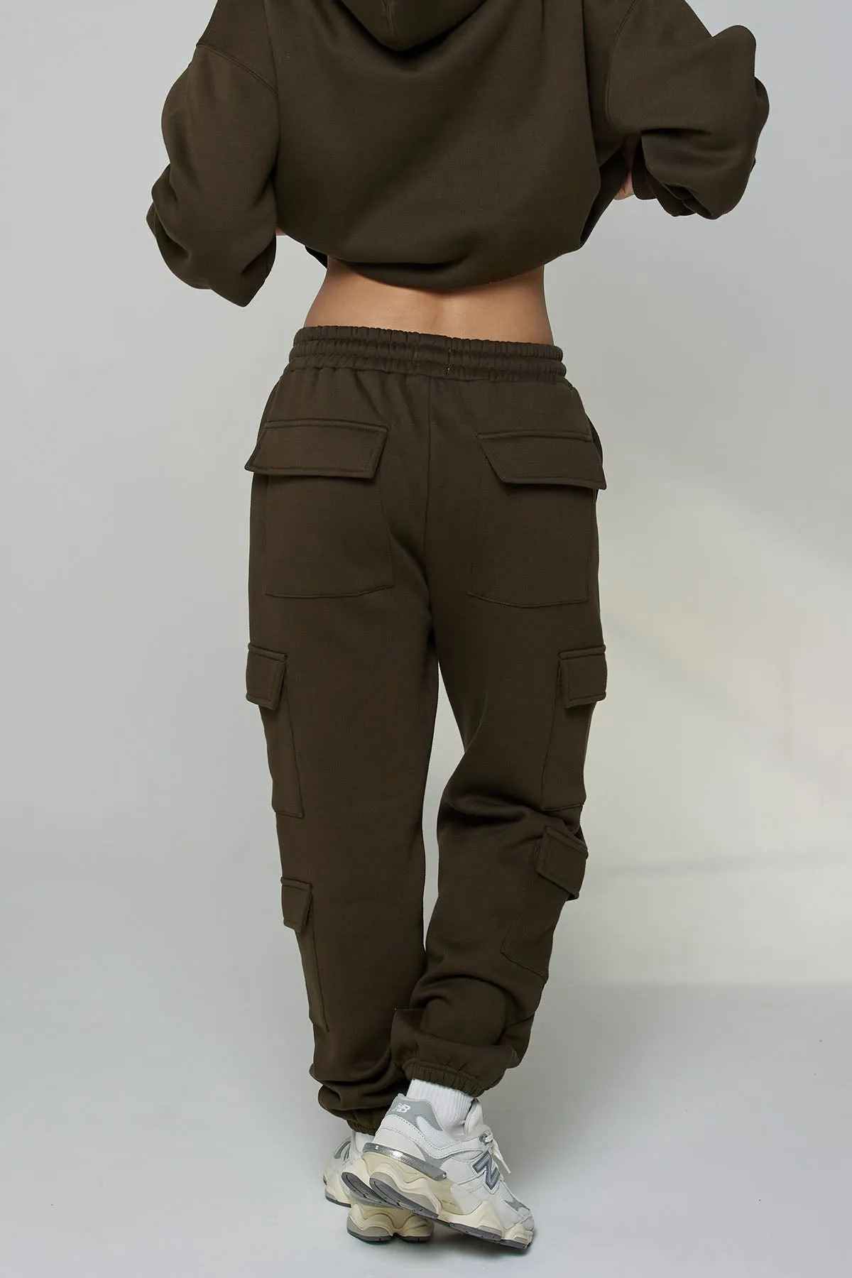 CLOUD CARGO SWEATPANTS - HAZEL BROWN sold by Azur Fit product image thumbnail 2