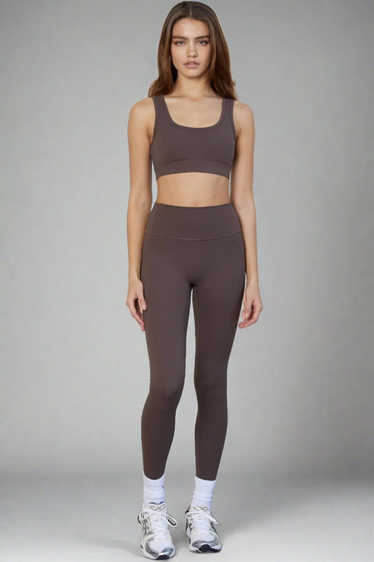 CLASSIC FIT LEGGINGS - WALNUT sold by Azur Fit
