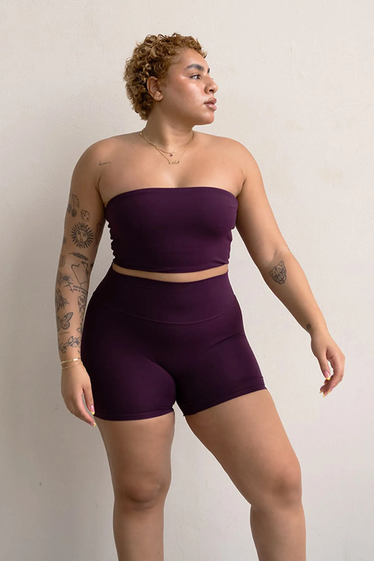 CLASSIC FIT TUBE TOP - GRAPE sold by Azur Fit product image thumbnail 4