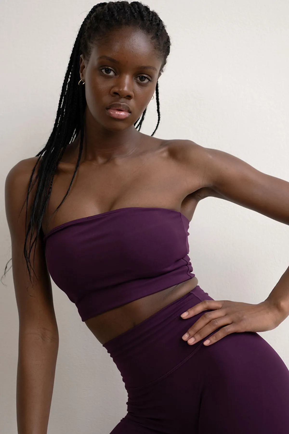 CLASSIC FIT TUBE TOP - GRAPE sold by Azur Fit product image thumbnail 3