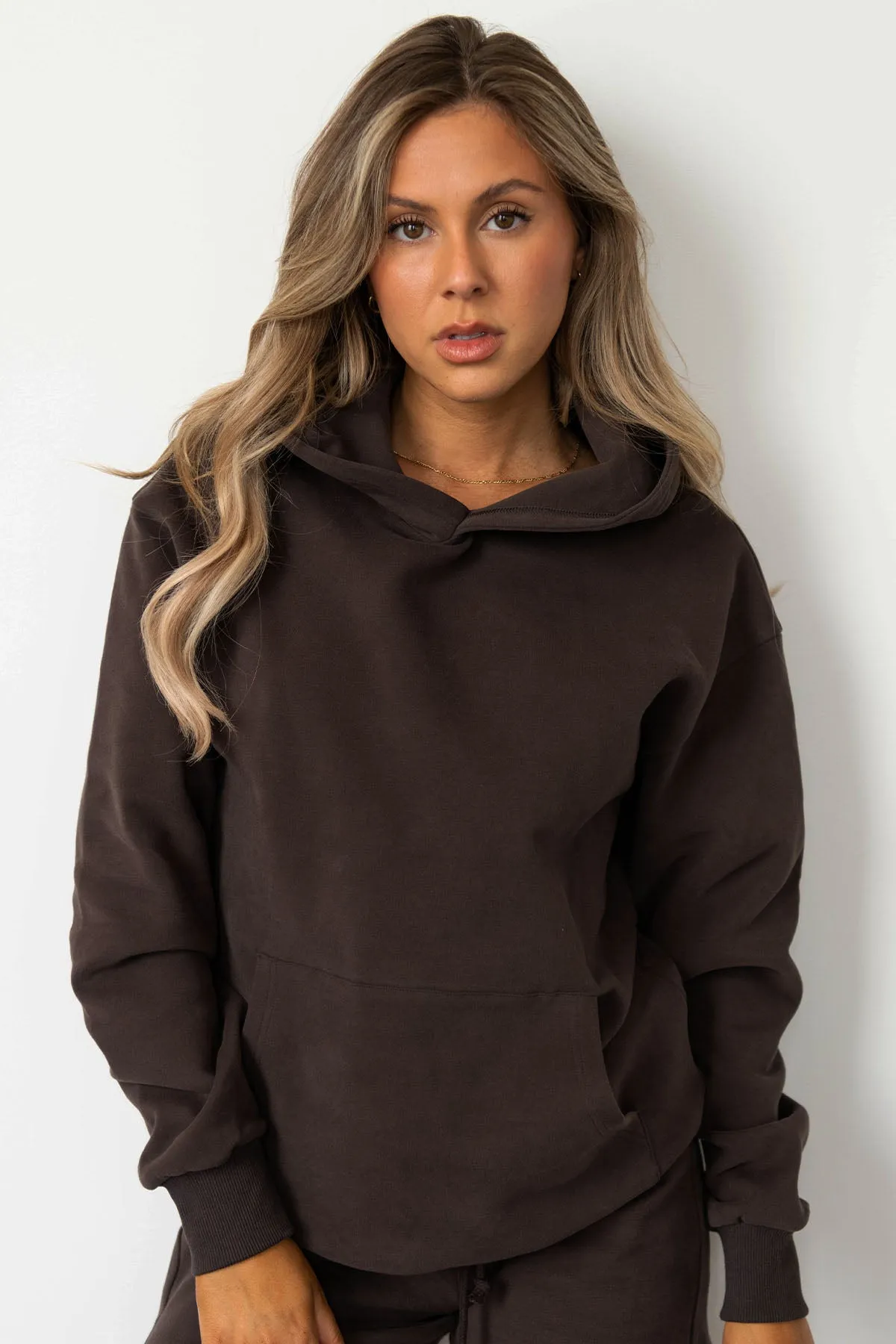 HOODIE - BLACK COFFEE sold by Azur Fit