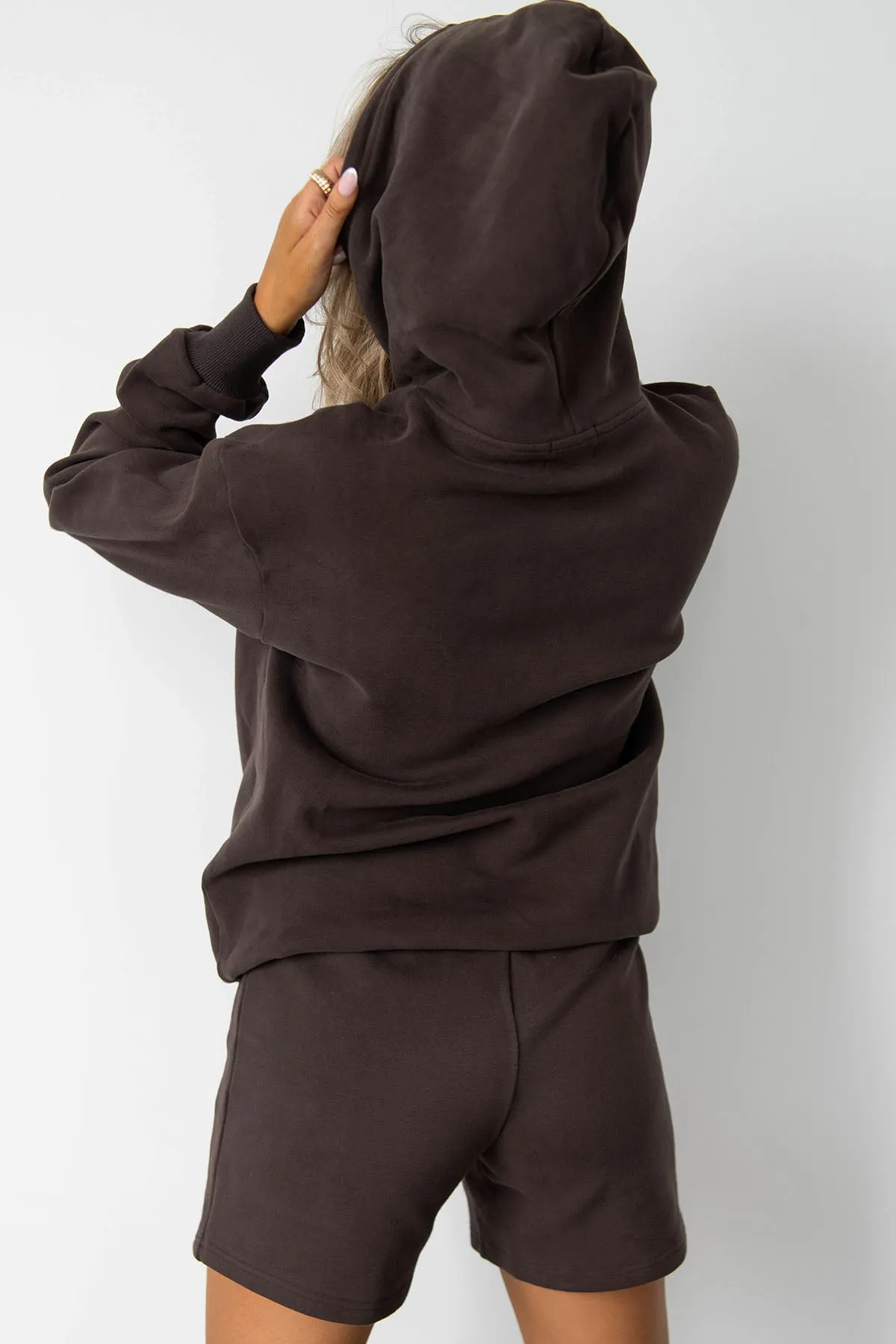 HOODIE - BLACK COFFEE sold by Azur Fit product image thumbnail 2