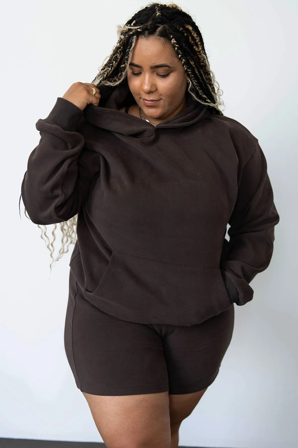 HOODIE - BLACK COFFEE sold by Azur Fit product image thumbnail 3