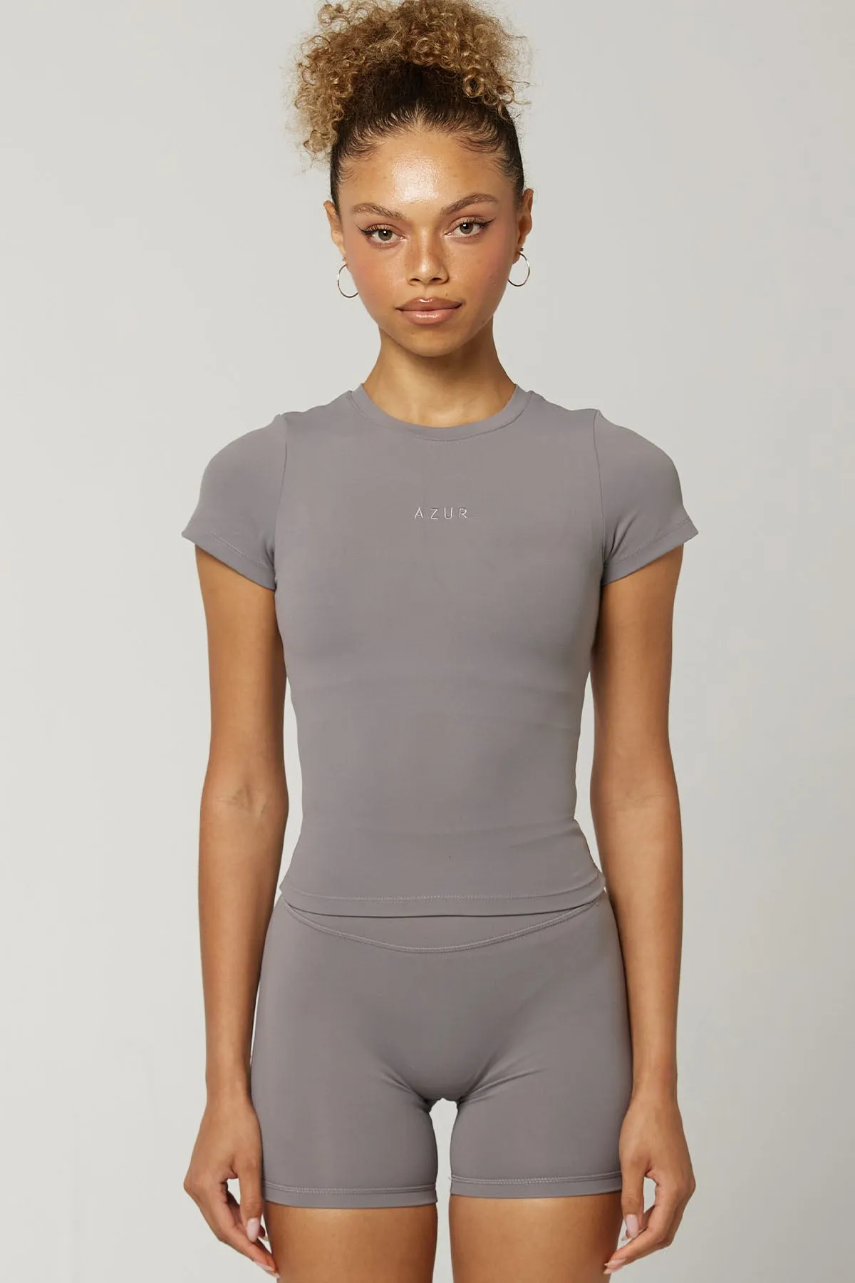 CLASSIC FIT TEE - DOVE sold by Azur Fit