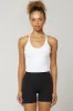 CLASSIC FIT HALTER TANK - WHITE sold by Azur Fit