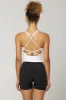 CLASSIC FIT HALTER TANK - WHITE sold by Azur Fit
