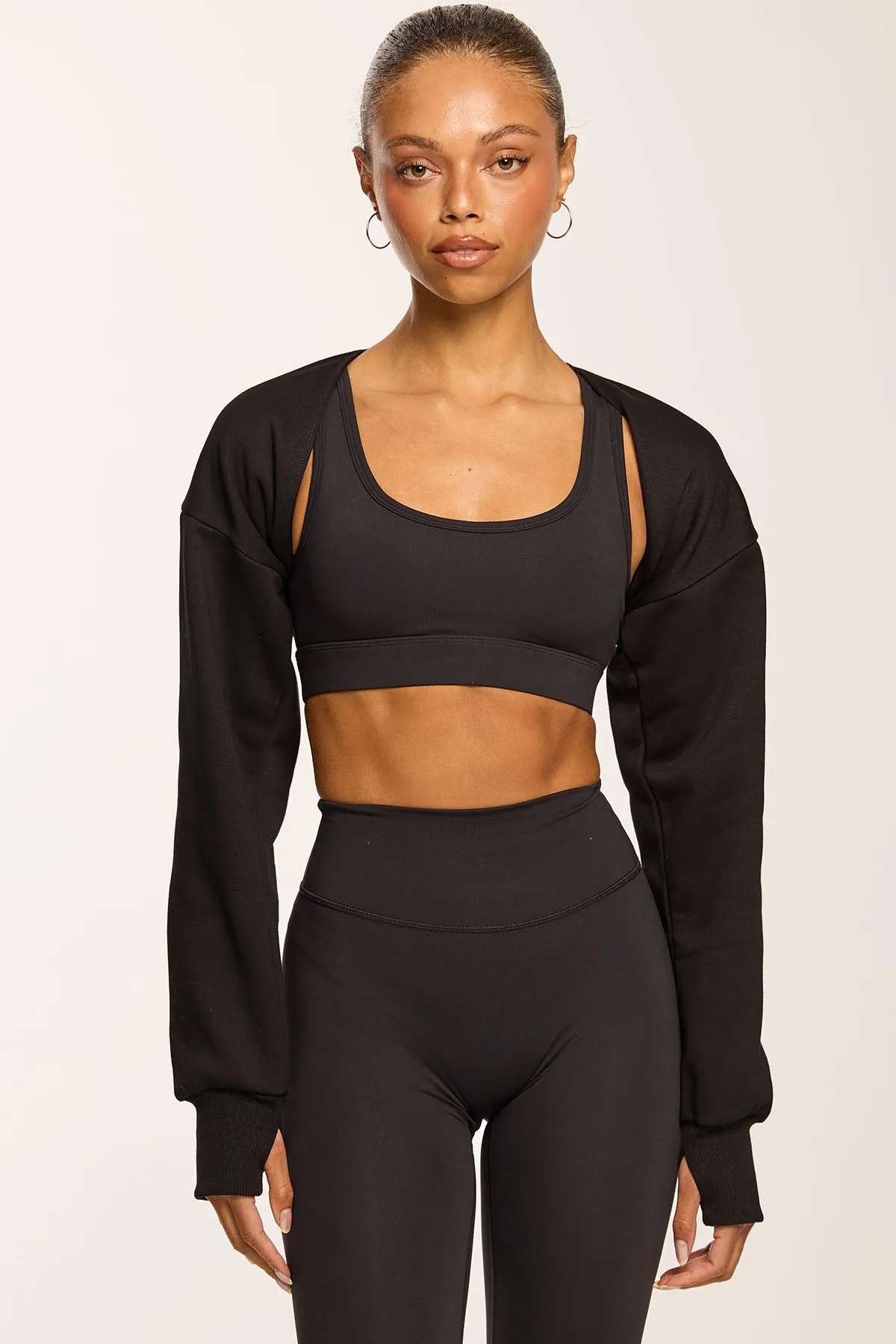 CLOUD SHRUG - ONYX sold by Azur Fit