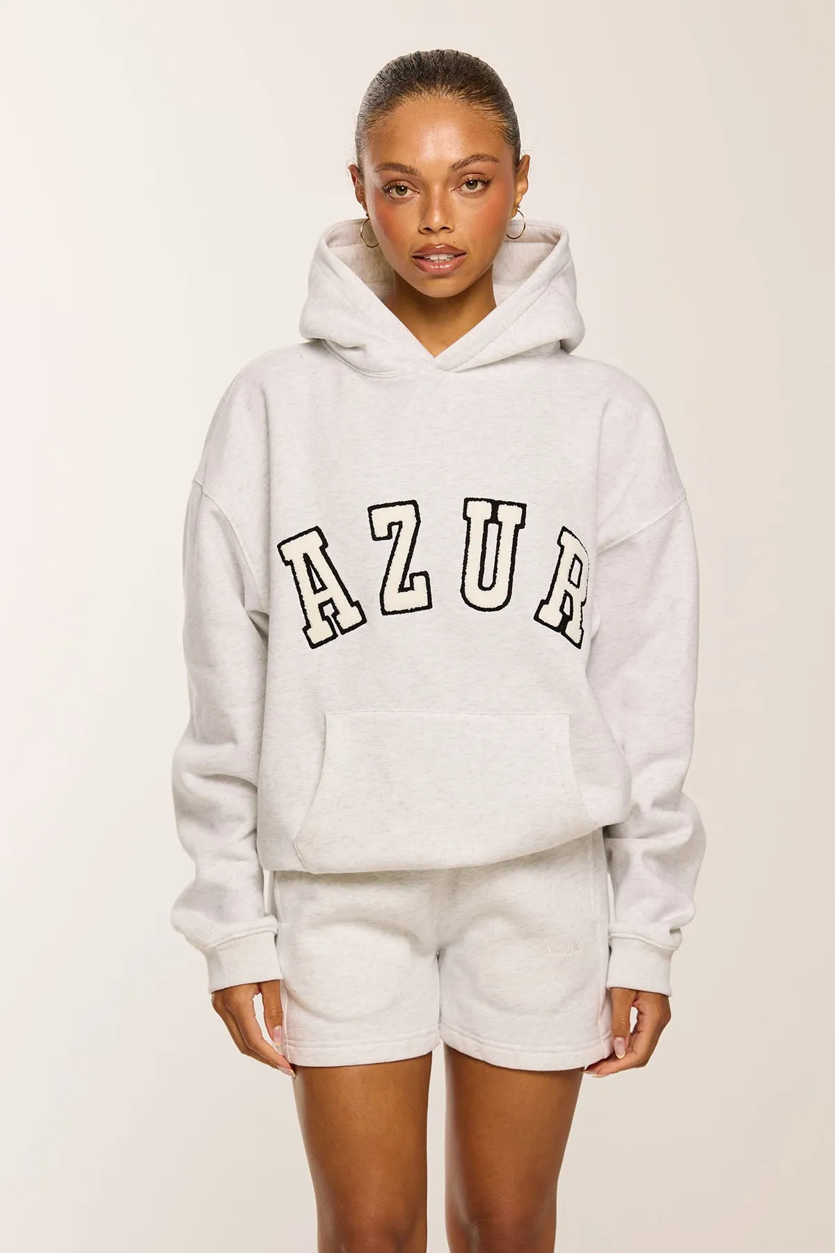 CLOUD SWEAT SHORTS - HEATHERED GREY sold by Azur Fit product image thumbnail 4