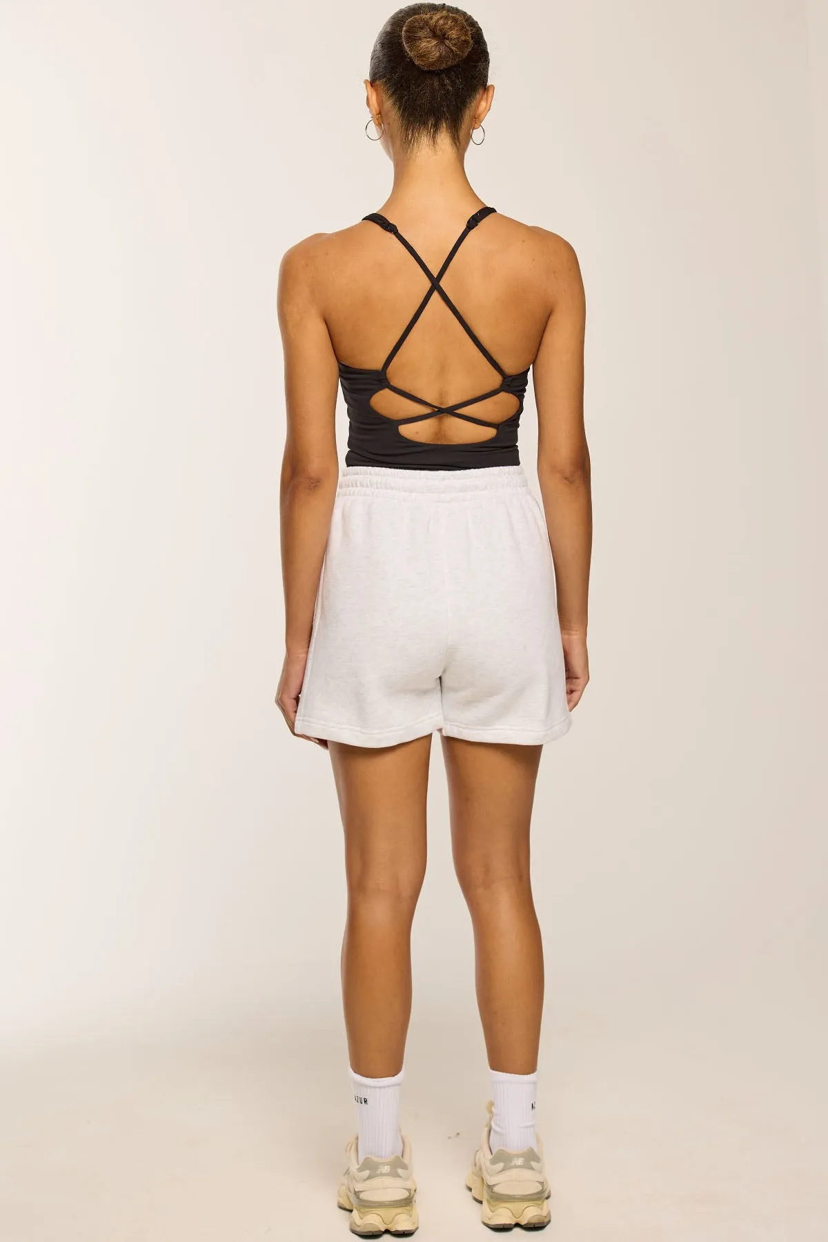 CLOUD SWEAT SHORTS - HEATHERED GREY sold by Azur Fit product image thumbnail 3