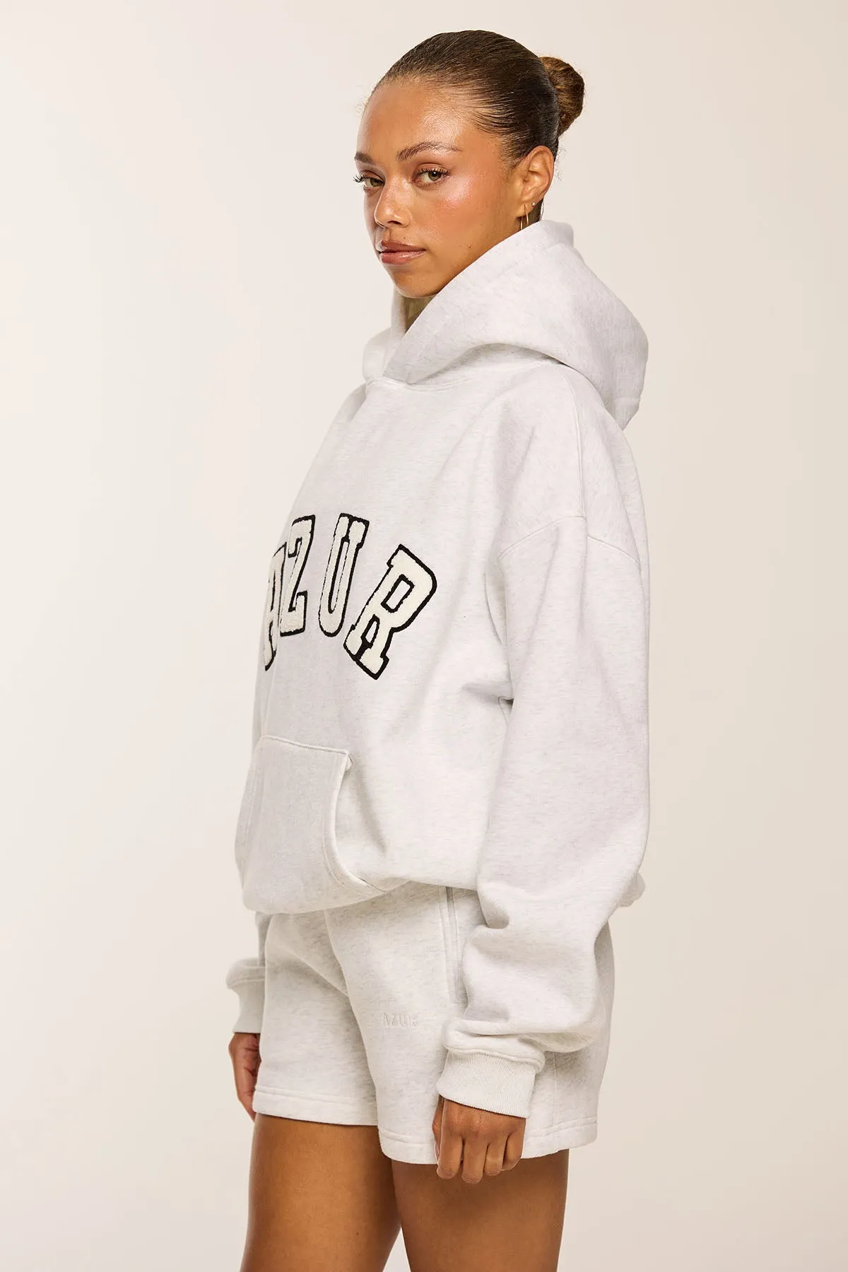 CLOUD SWEAT SHORTS - HEATHERED GREY sold by Azur Fit product image thumbnail 5