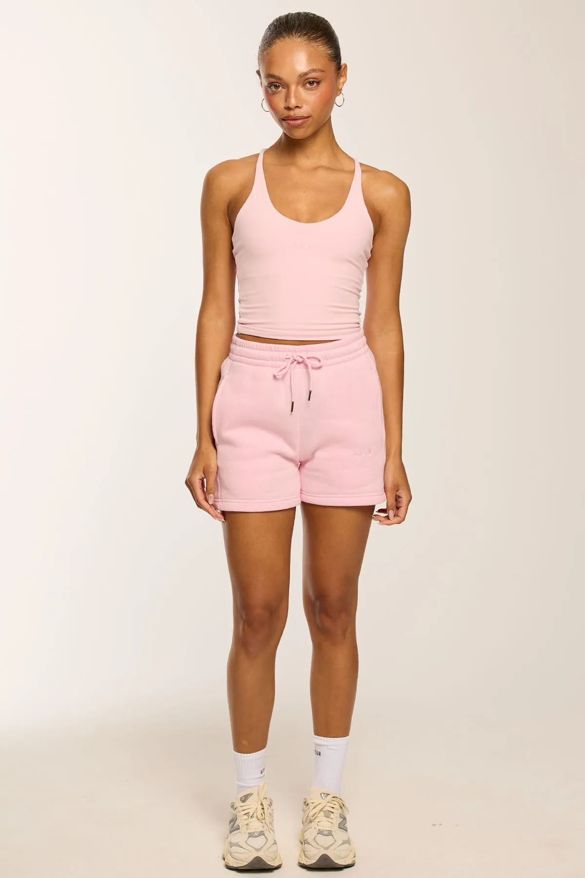 CLOUD SWEAT SHORTS - BLUSH sold by Azur Fit product image thumbnail 2