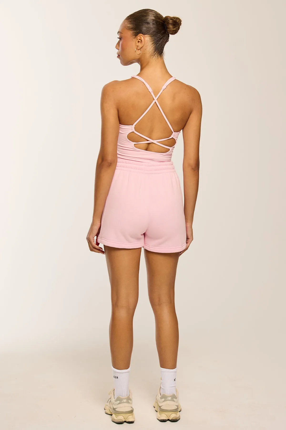CLOUD SWEAT SHORTS - BLUSH sold by Azur Fit product image thumbnail 3
