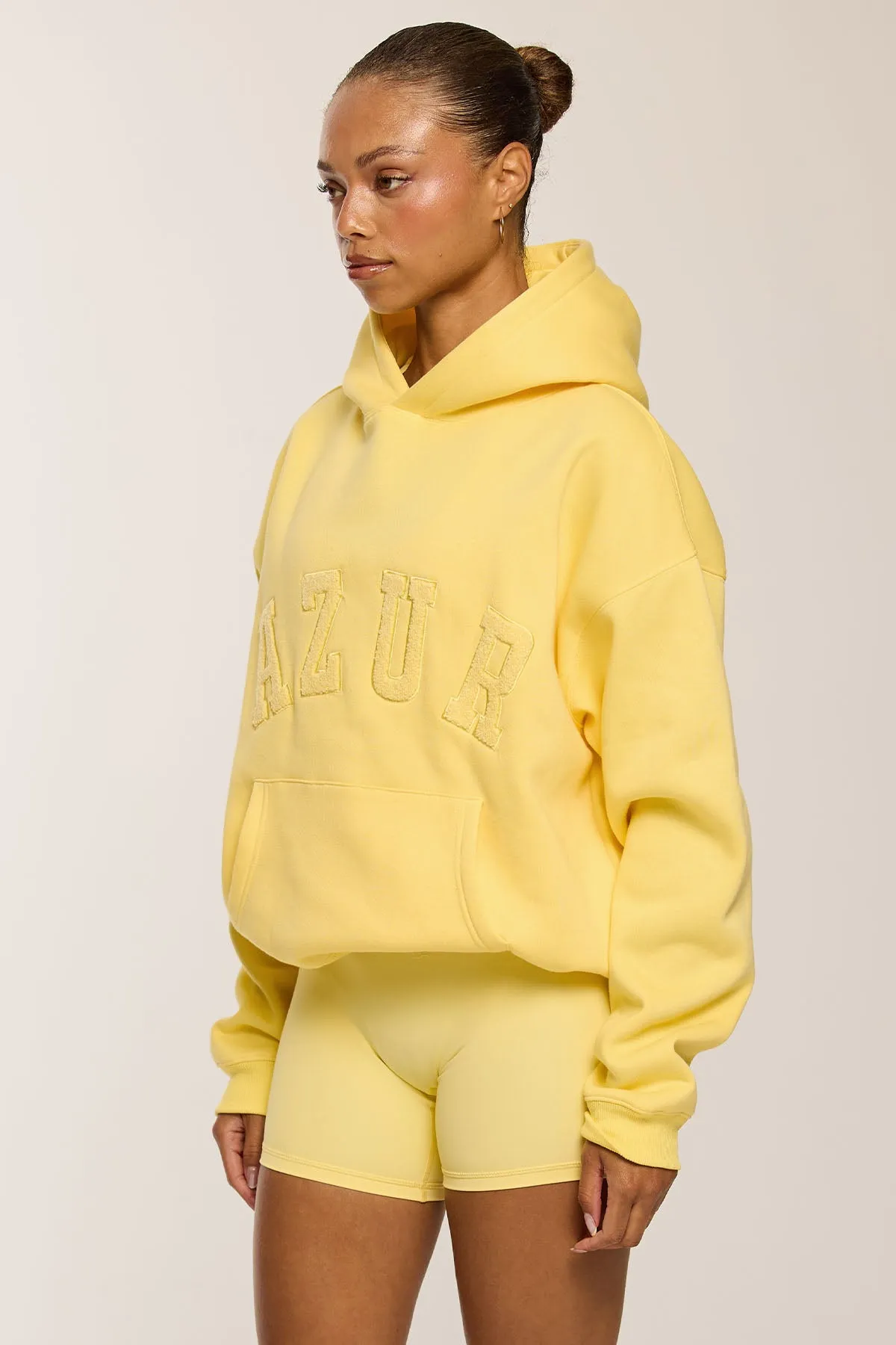 CLOUD HOODIE - BUTTER YELLOW - AZUR sold by Azur Fit product image thumbnail 4